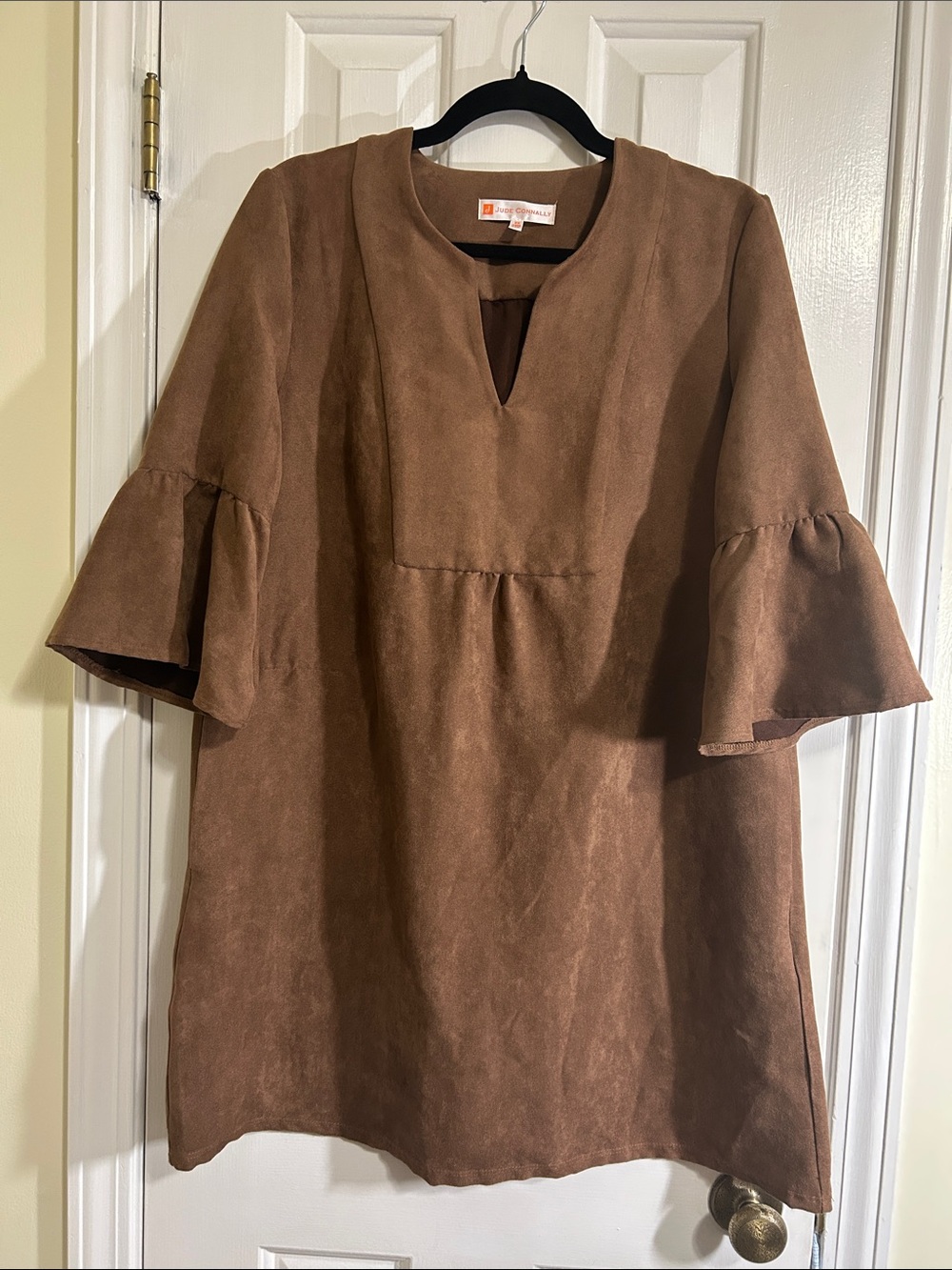 Jude Connally, Kerry Dress, Suede-Effect, Stretch dress, Sz XS